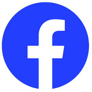 Facebook icon blue